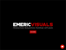 Tablet Screenshot of emeric-visuals.com